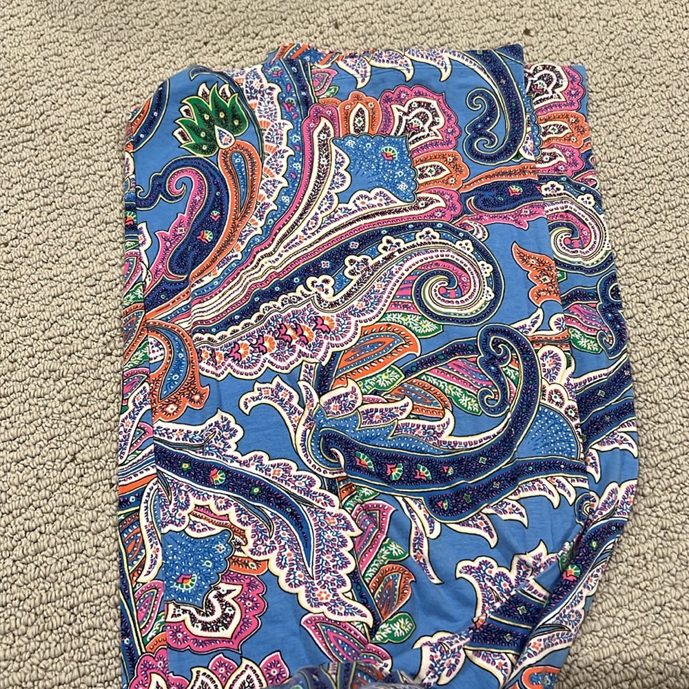 Lauren Ralph Lauren Vibrant Paisley Pants - Picture 3 of 3
